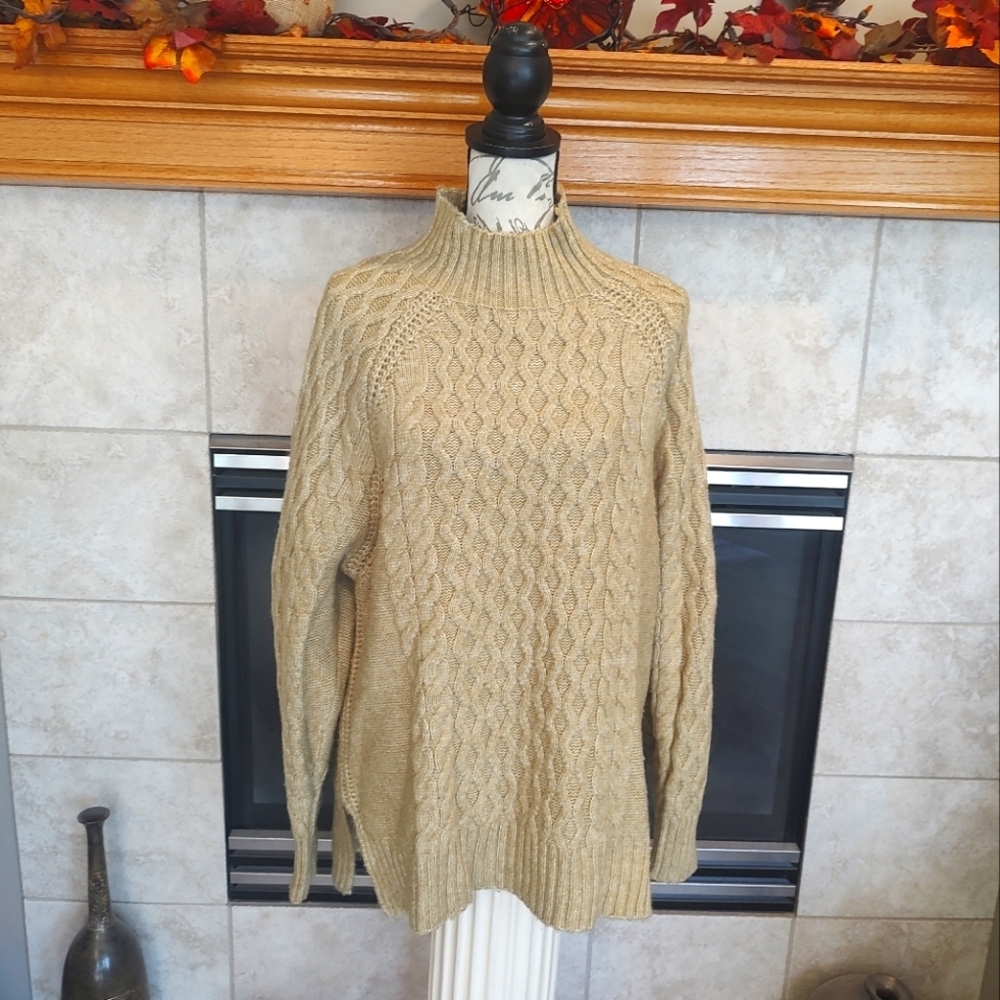 A new day Large Tan Sweater!